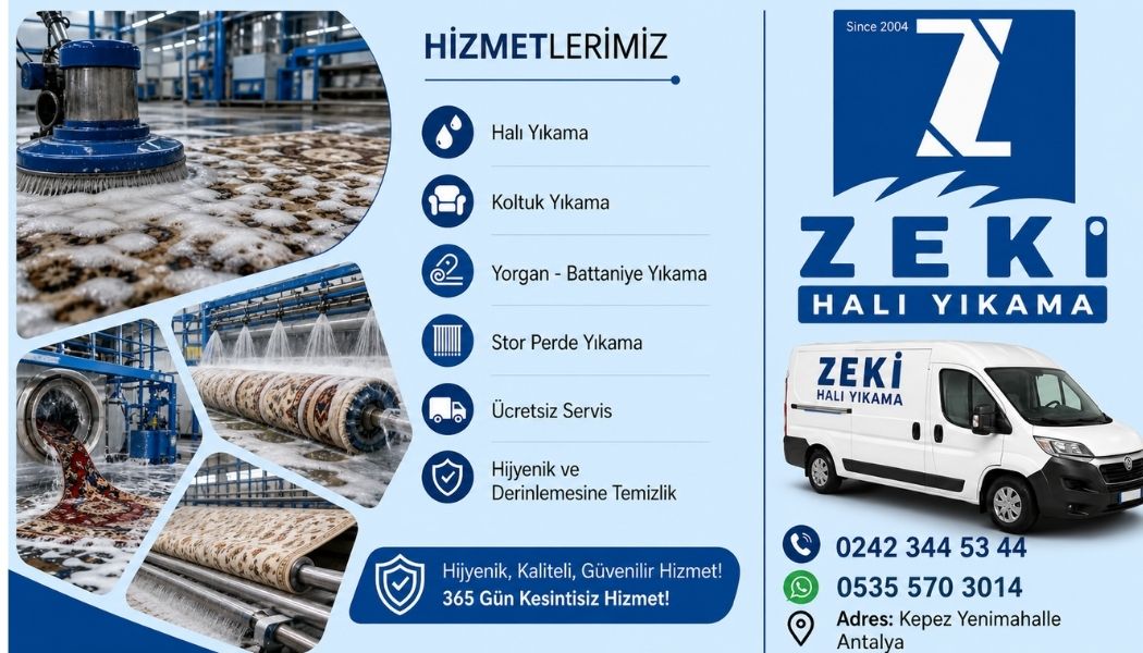 Kepez Yenimahalle Halı Yıkama